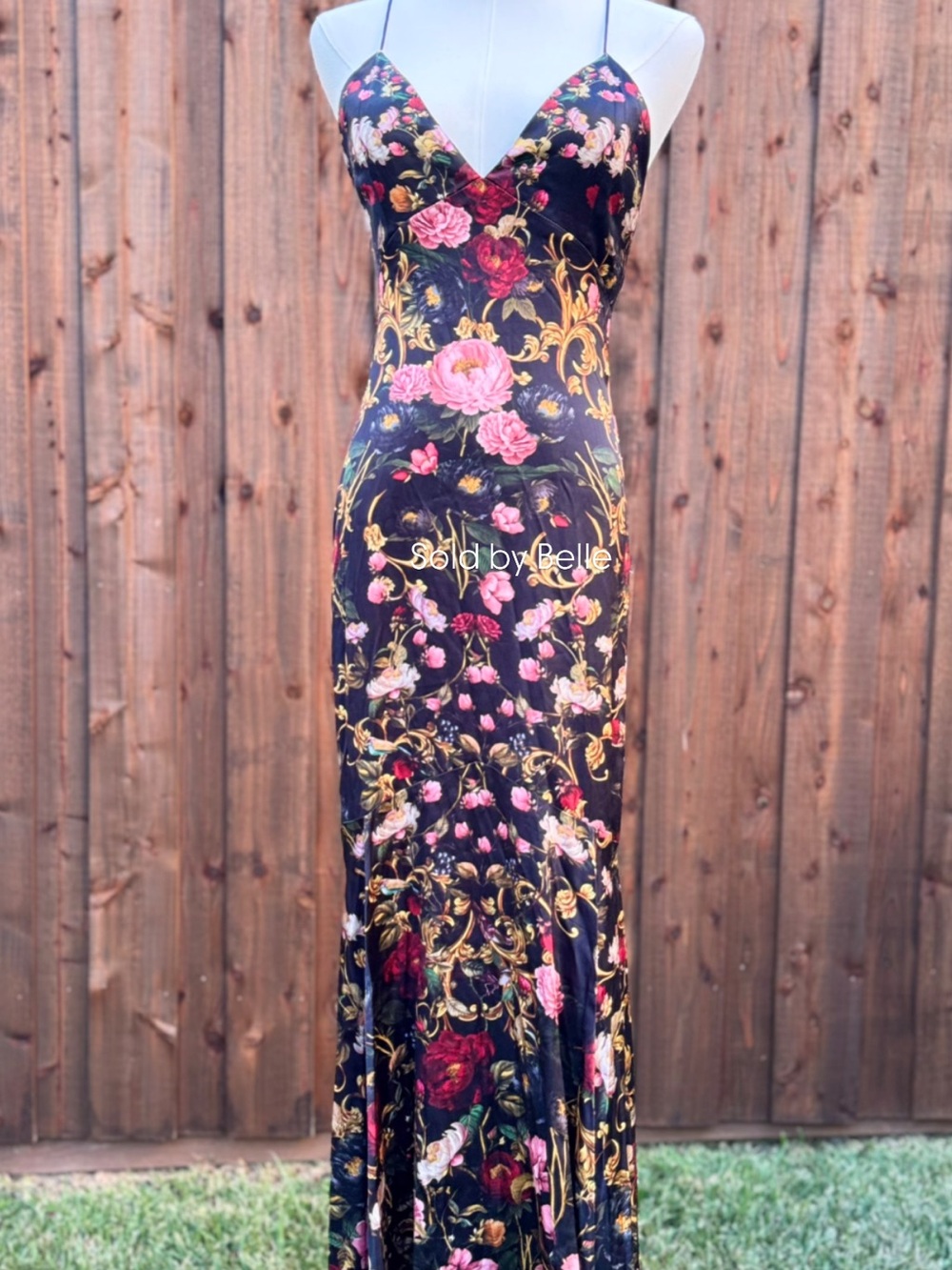 NWT Alice + Olivia Milta Slip Dress Evermine Size 0